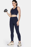 Zelocity  Medium Impact Quick Dry Sports Bra - Naval Academy — thumbnail 4